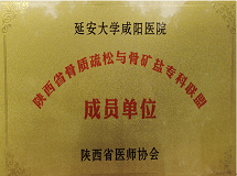 陜西省骨質(zhì)疏松與骨礦鹽?？坡?lián)盟成員單位